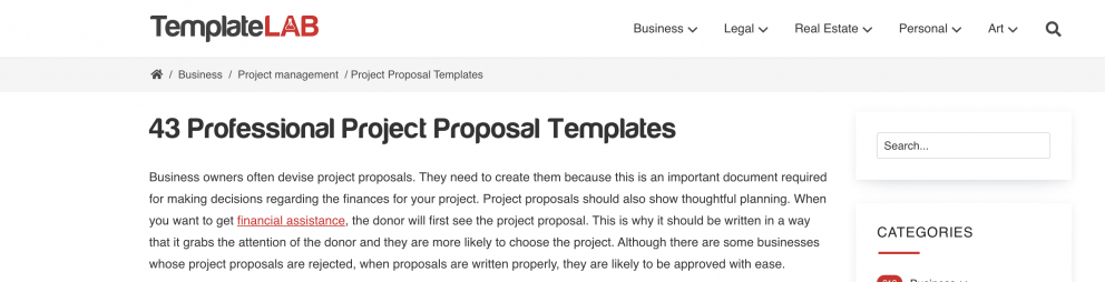 Template - business proposal templates 