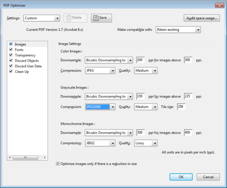 pdf optimizer - outil pour améliorer les pdf