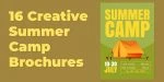 16 brochures créatives sur les camps d’été