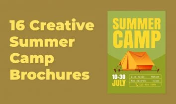 16 folletos creativos para campamentos de verano
