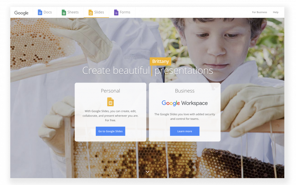 Google slides - digital presentation 