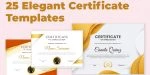 25 Elegant Certificate Templates