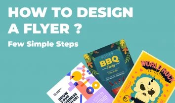 how to design a flyer in a few steps