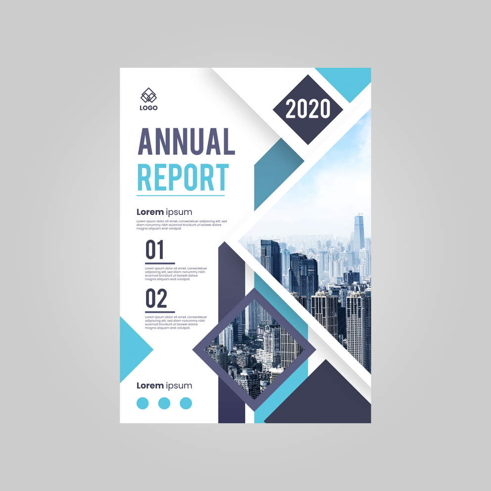 informe anual free template