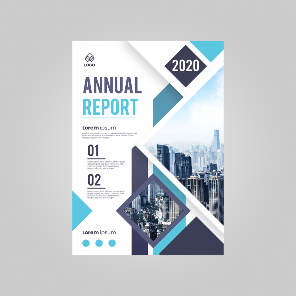 annual report cover page template