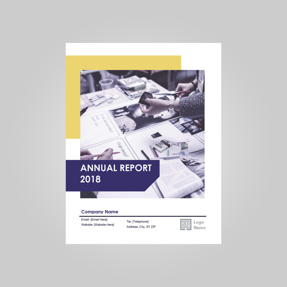 rapport annuel template word