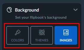 background options tab