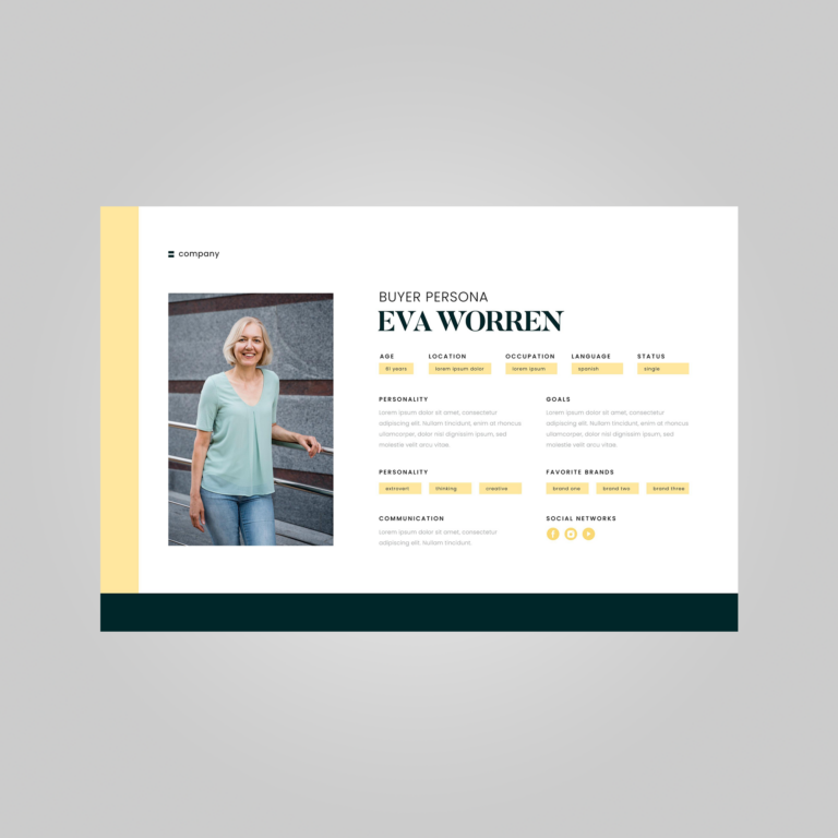 buyer persona free template