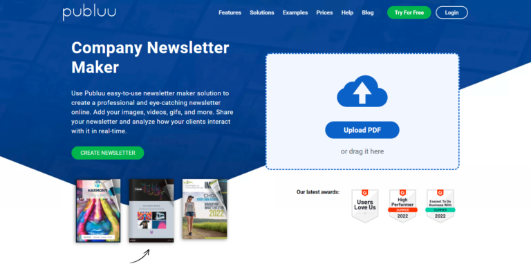 Publuu company newsletter maker