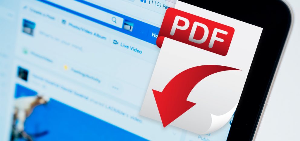 comment publier un pdf sur facebook en 2022