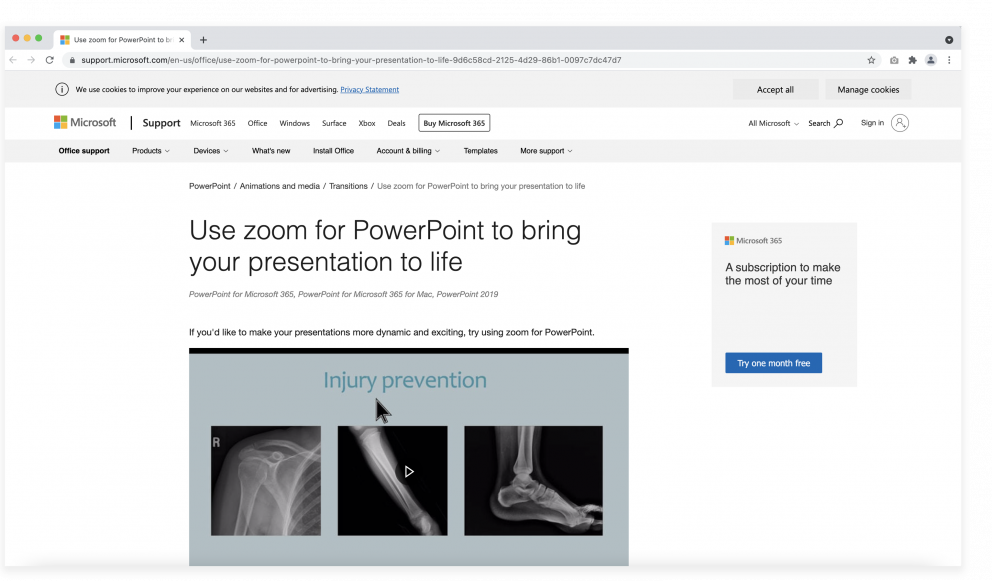 zoom presentation