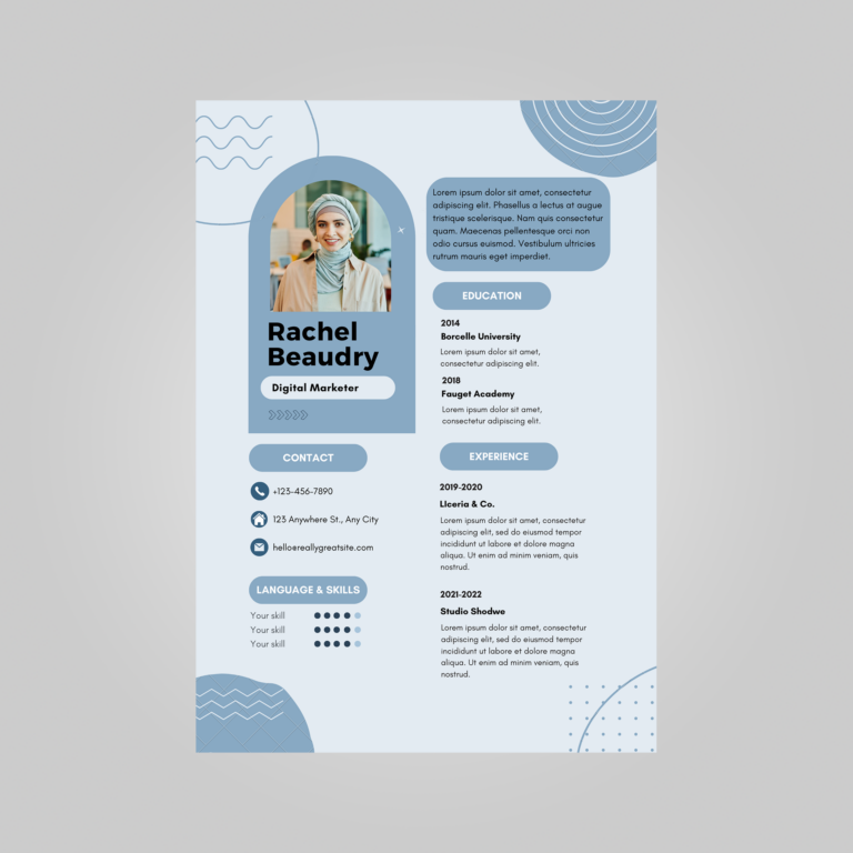 minimalist resume