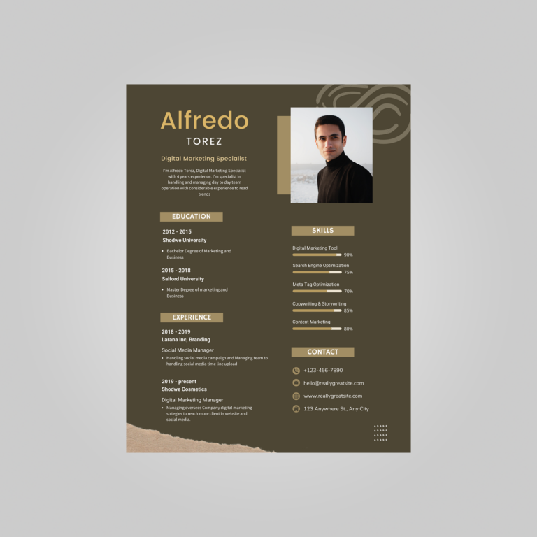 curriculum vitae simple