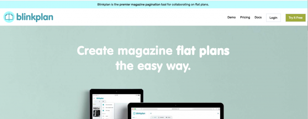 Blinkplan- magazine software