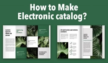 How to make electronic catalog?