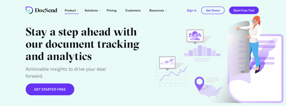 Docsend - tracking services