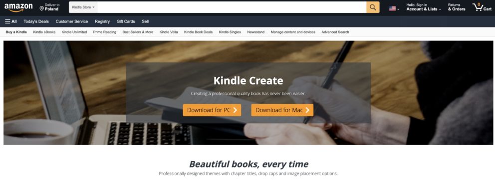 Plantillas de libros electrónicos para Amazon