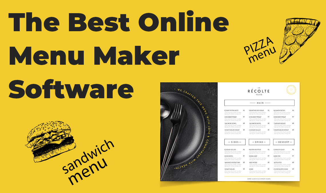 Online Menu Maker for Restaurants & Stores
