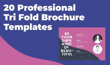 20 Profesjonalne szablony broszur Tri Fold