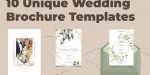 10 Unikalne szablony broszur ślubnych