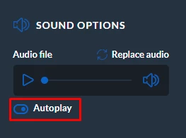 autoplay-Schaltfläche