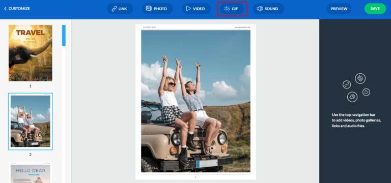 How to add GIFs to your online publication?