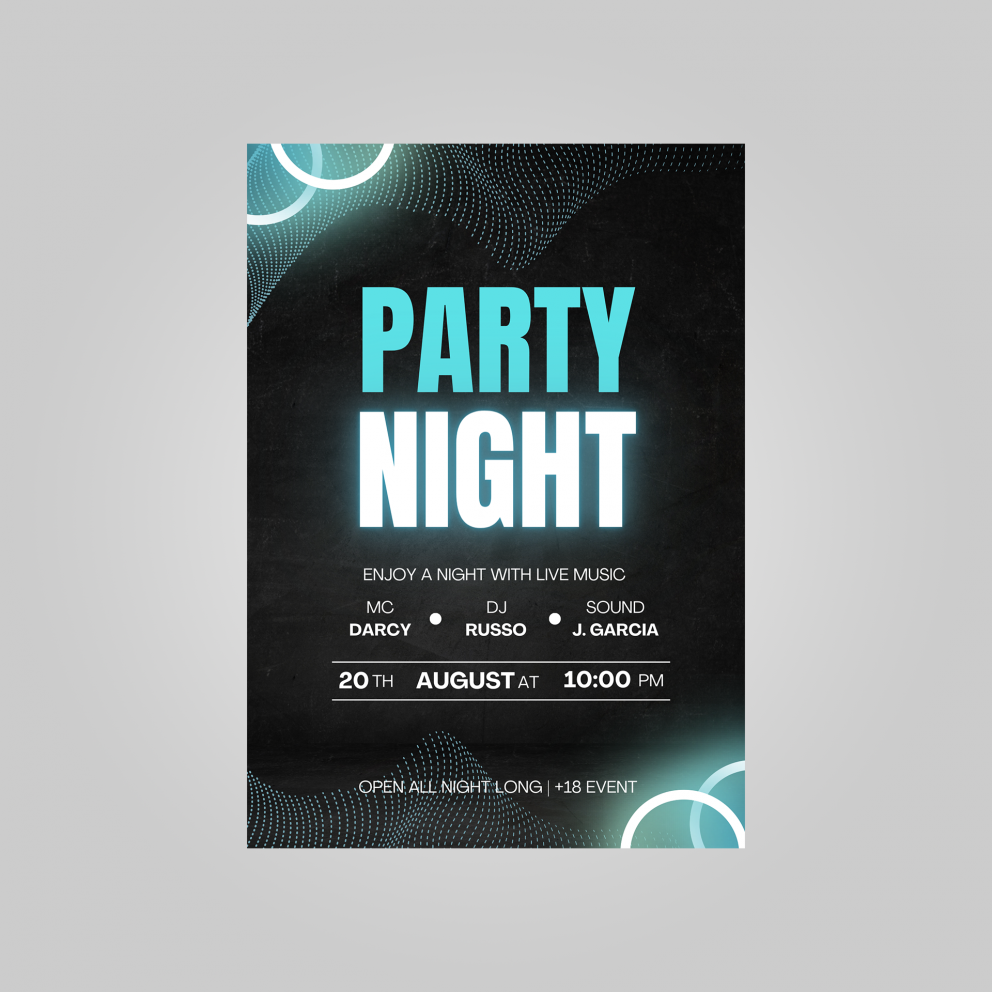 party night flyer template