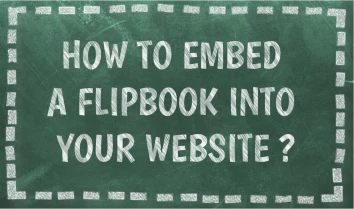 how to embed a flipbook into your website