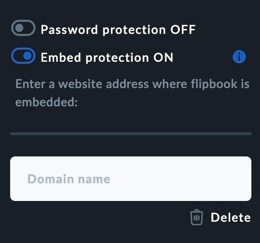embed protection on