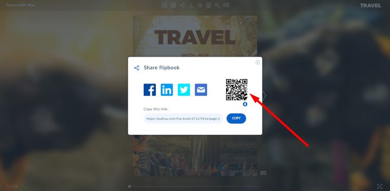 código qr a su flipbook