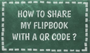 How to share my flipbook with a QR code?
