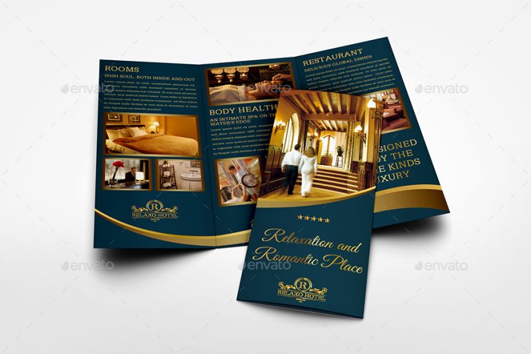 brochure d'un hôtel 5 étoiles