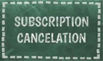 subscritpion cancelation