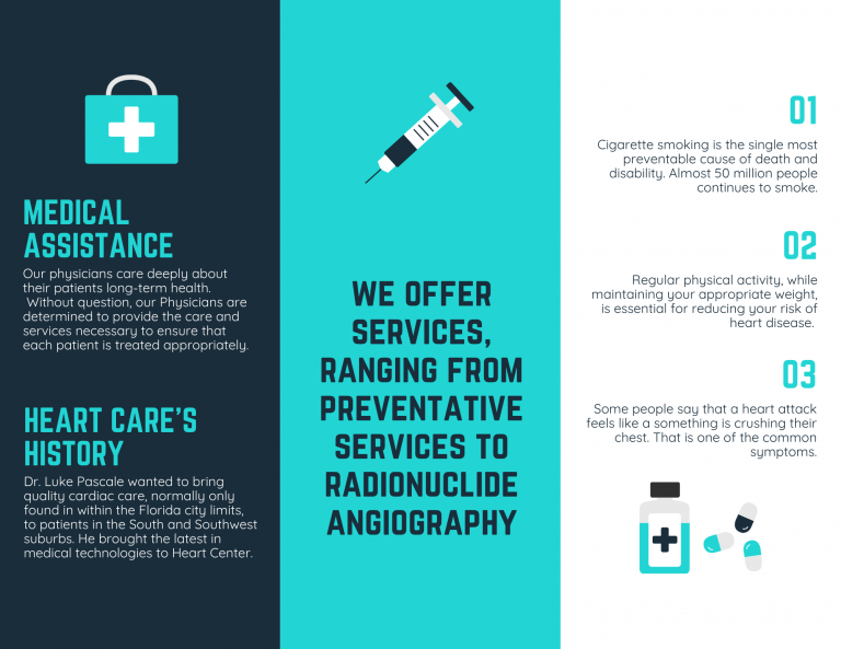 medical brochure canva free