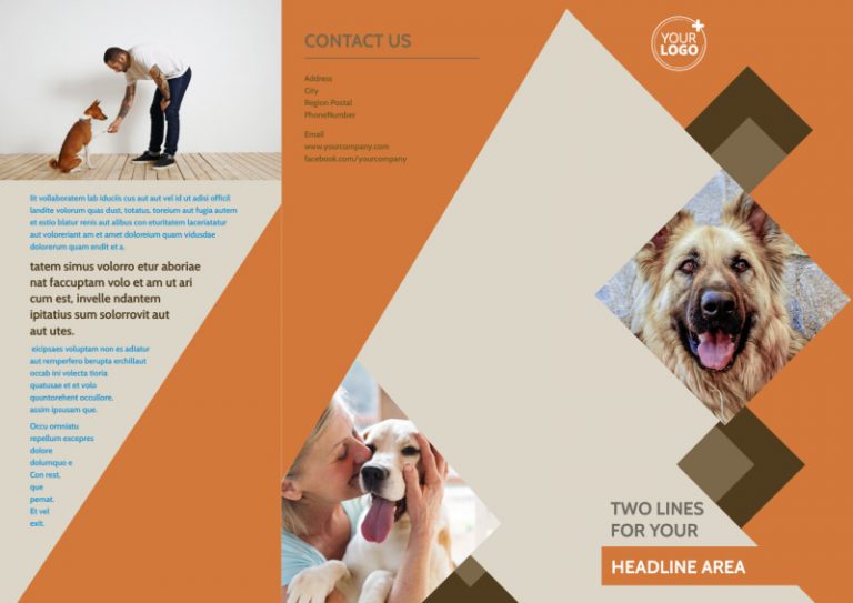 animal charity brochure