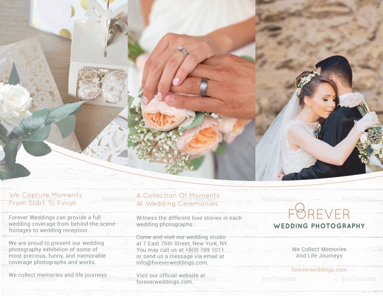 wedding brochure template adobe