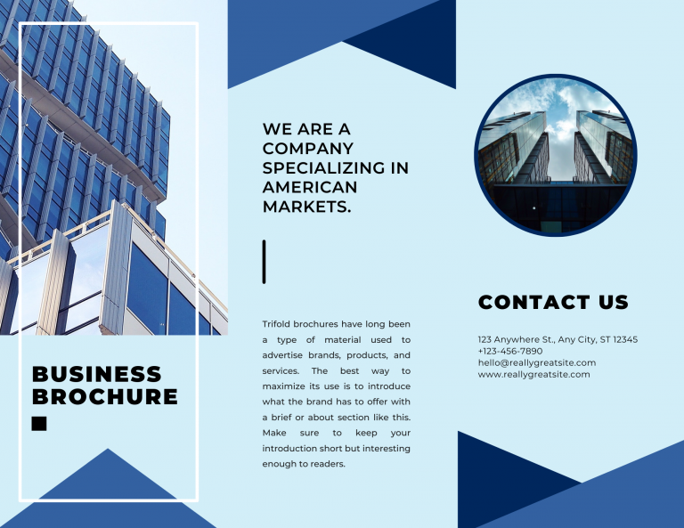 brochure commerciale template