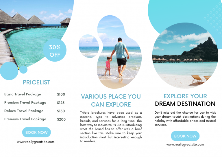 tourism brochure design