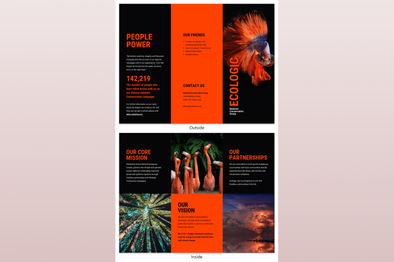 creative brochure template