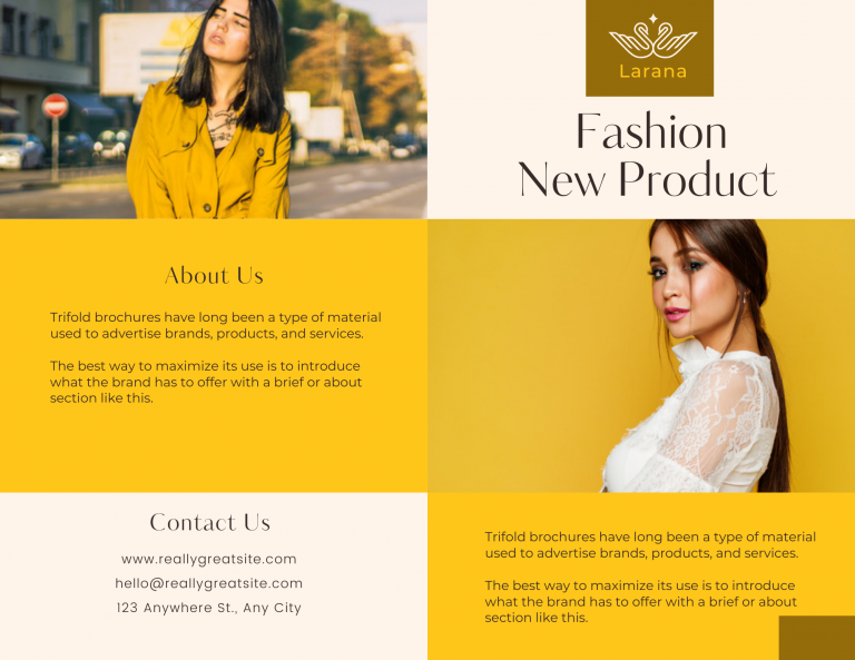 Fashion Brochure Design Examples, Ideas and Tips