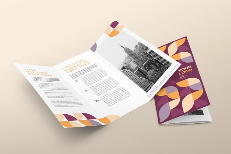 tri fold brochure template 