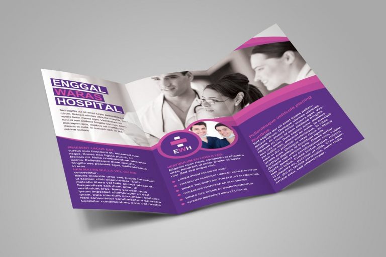 medical health care brochure