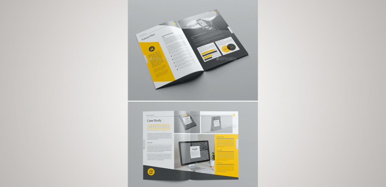 indesign tri fold templates