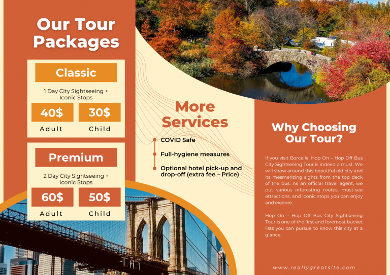 travel brochure canva