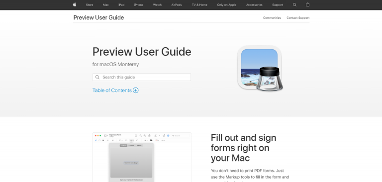 preview software for mac