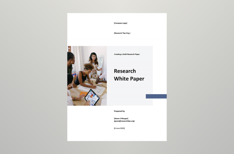 research white paper free template