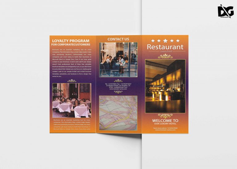 restaurant hotel free template