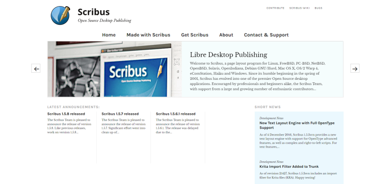 software scribus