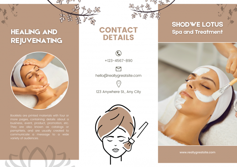 brochure du spa