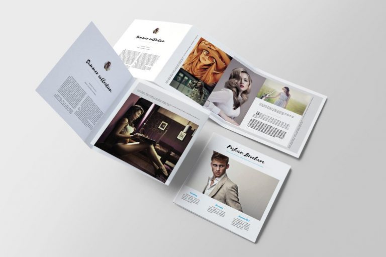 square brochure template